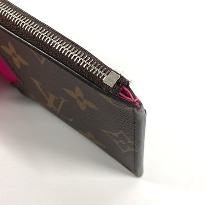 LOUIS VUITTON Coin case M82912 Monogram canvas Brown Monogram Coin card holder