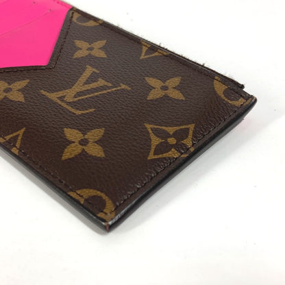 LOUIS VUITTON Coin case M82912 Monogram canvas Brown Monogram Coin card holder