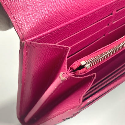 LOUIS VUITTON Long Wallet Purse M64322 Epi Leather black Epi Portefeuille Sarah