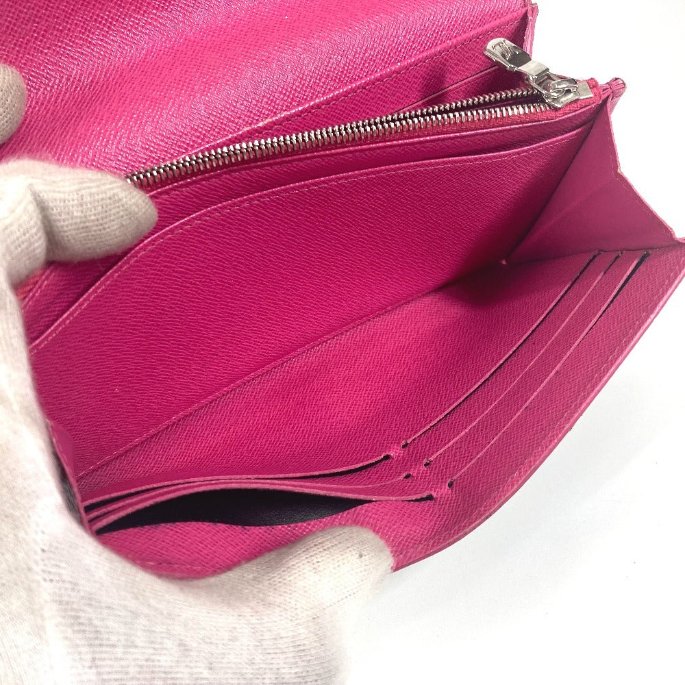 LOUIS VUITTON Long Wallet Purse M64322 Epi Leather black Epi Portefeuille Sarah