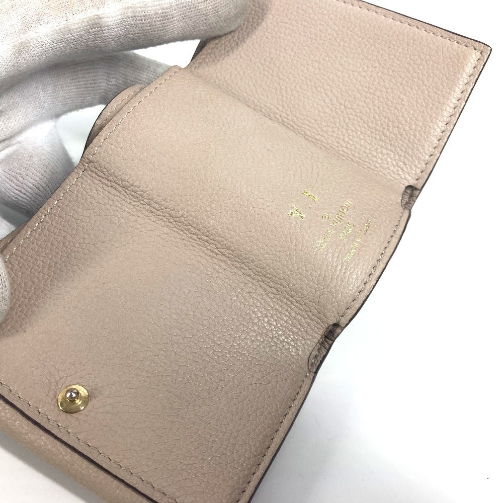 LOUIS VUITTON Trifold wallet M69340 Calf leather beige LV logo Portefeuille Rockmini