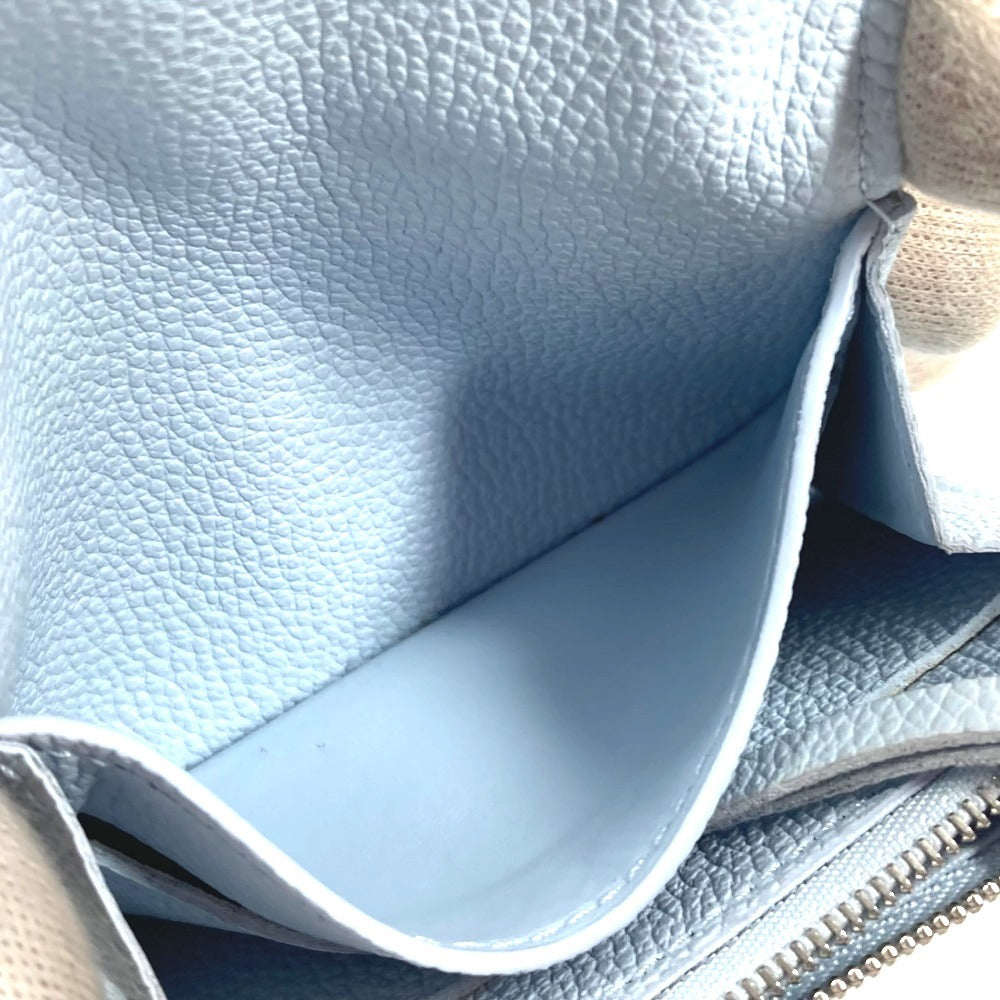 LOUIS VUITTON Folded wallet M83641 Monogram Ann Platt Leather blue Monogram Ann Platt Portomonet Rosali