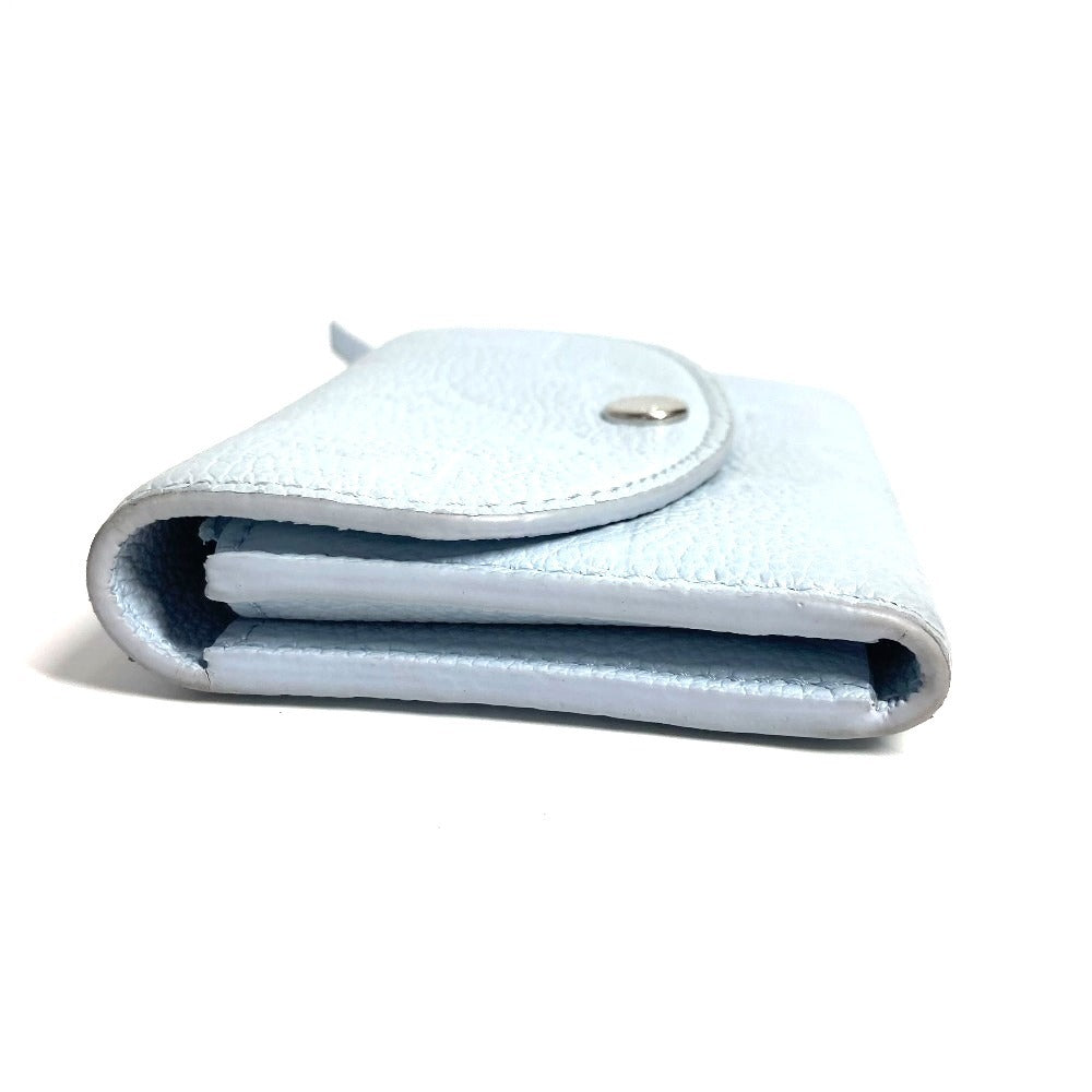 LOUIS VUITTON Folded wallet M83641 Monogram Ann Platt Leather blue Monogram Ann Platt Portomonet Rosali