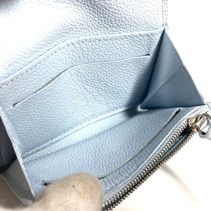 LOUIS VUITTON Folded wallet M83641 Monogram Ann Platt Leather blue Monogram Ann Platt Portomonet Rosali