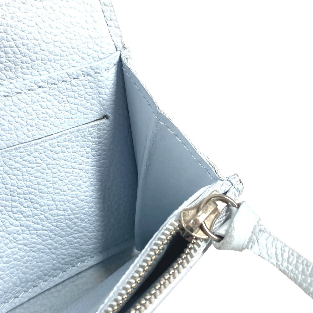 LOUIS VUITTON Folded wallet M83641 Monogram Ann Platt Leather blue Monogram Ann Platt Portomonet Rosali