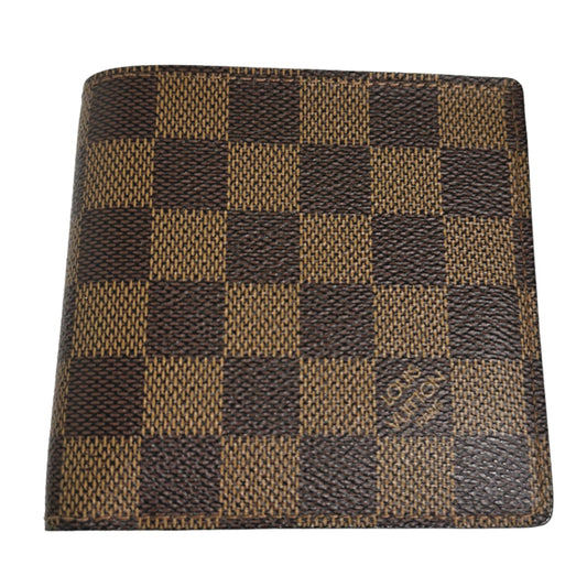 LOUIS VUITTON Bifold Wallet N61675 Damier canvas Brown Damier Portefeuille Marco
