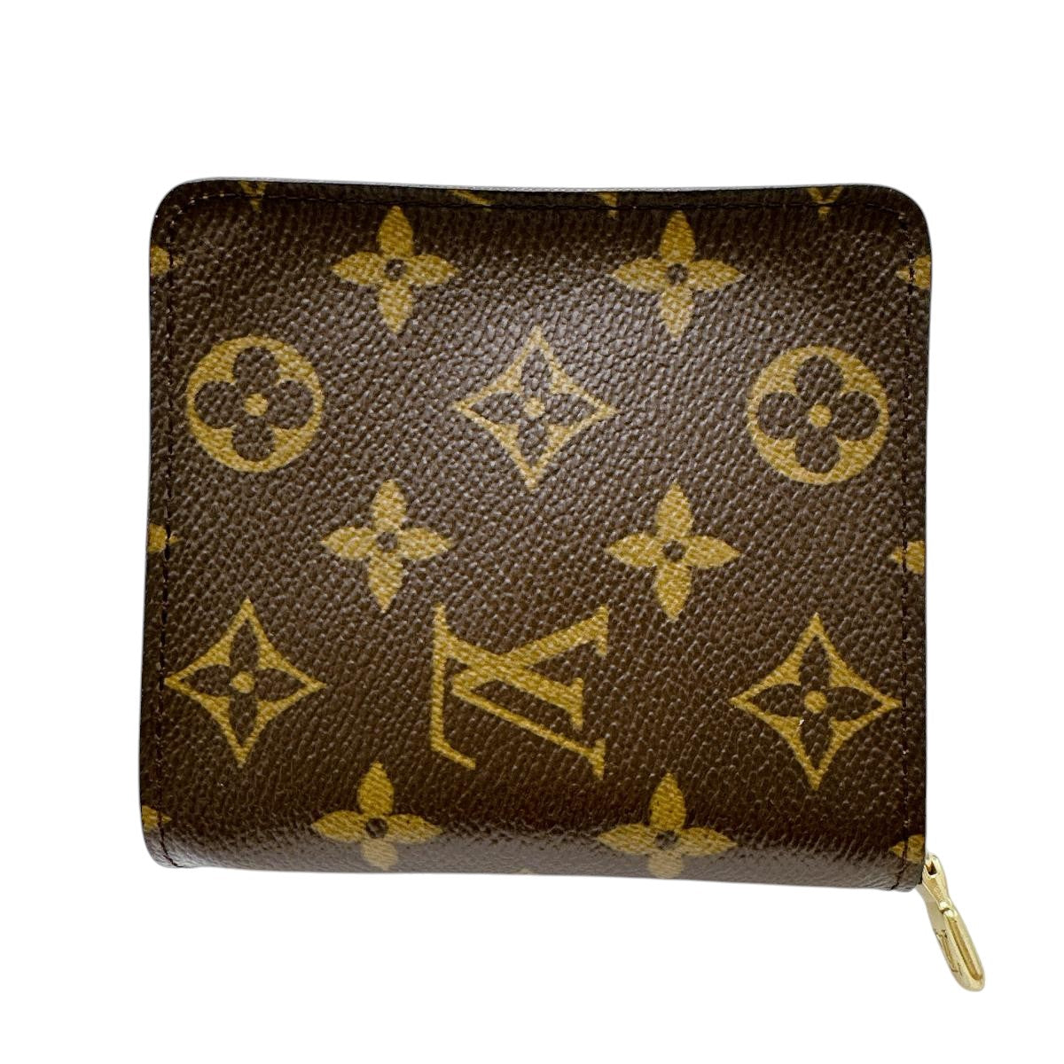 LOUIS VUITTON Bifold Wallet M61667 Monogram canvas Brown Monogram Compact zip