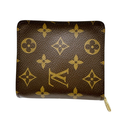 LOUIS VUITTON Bifold Wallet M61667 Monogram canvas Brown Monogram Compact zip