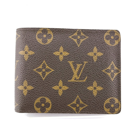 LOUIS VUITTON Bifold Wallet M60026 Monogram canvas Brown Monogram Portefeuille Florin