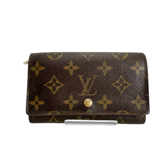 LOUIS VUITTON Bifold Wallet M61736 Monogram canvas Brown Monogram Porto Monevier Tresor