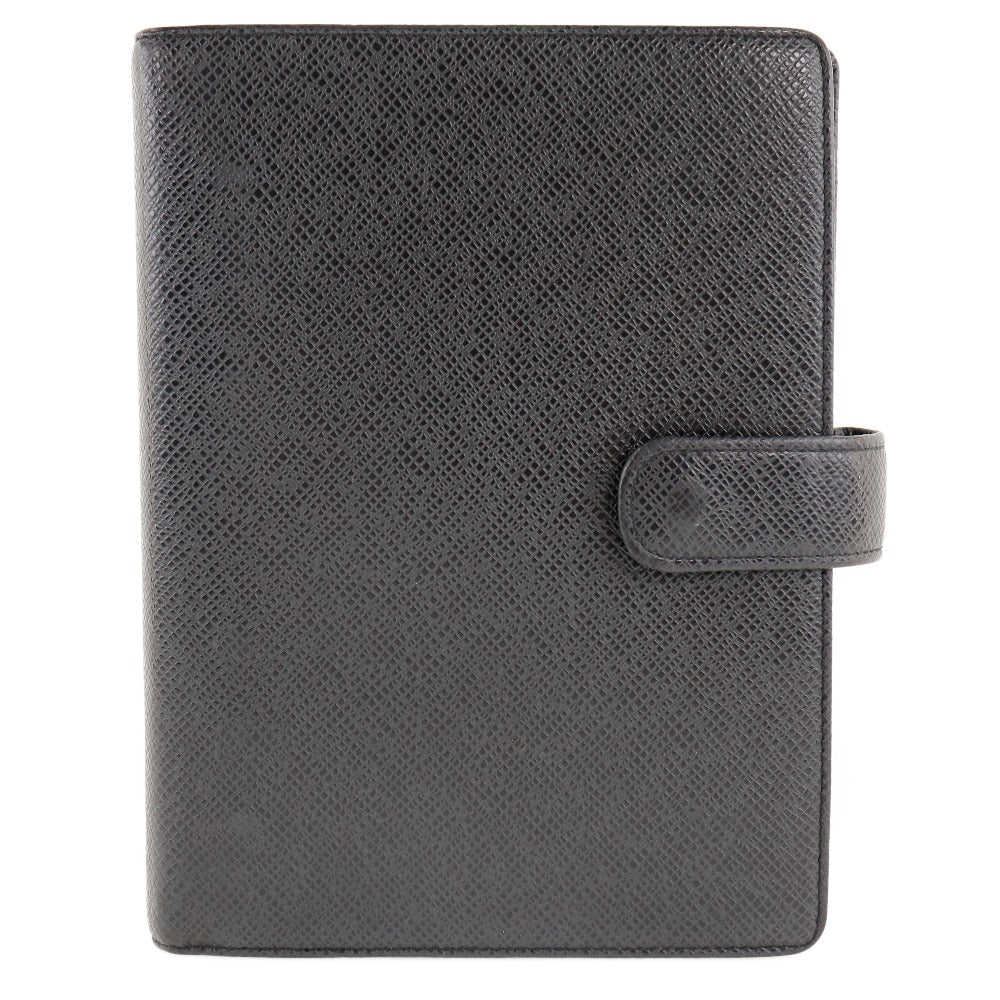 LOUIS VUITTON Notebook cover R20222 Taiga black Agenda MM