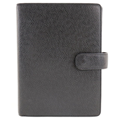 LOUIS VUITTON Notebook cover R20222 Taiga black Agenda MM