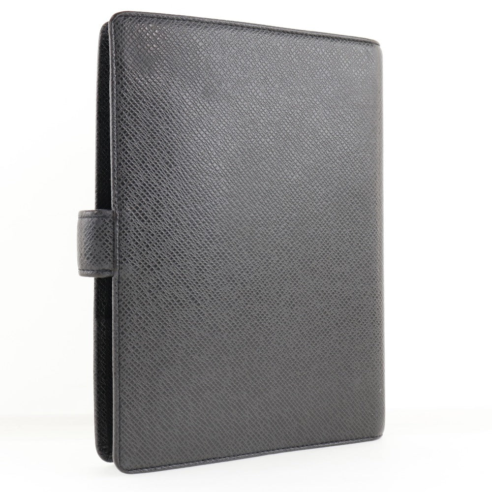 LOUIS VUITTON Notebook cover R20222 Taiga black Agenda MM