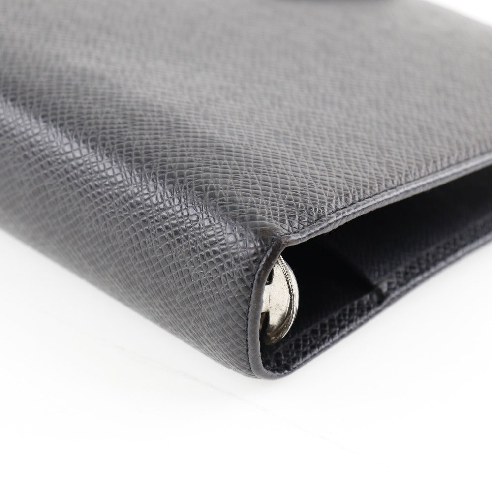 LOUIS VUITTON Notebook cover R20222 Taiga black Agenda MM