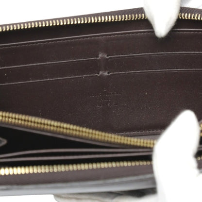 LOUIS VUITTON Long Wallet Purse M93522 Monogram Vernis Amarrant Monogram Vernis Zippy wallet