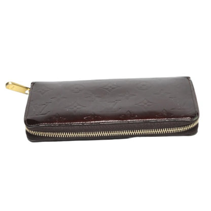 LOUIS VUITTON Long Wallet Purse M93522 Monogram Vernis Amarrant Monogram Vernis Zippy wallet