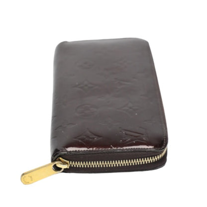 LOUIS VUITTON Long Wallet Purse M93522 Monogram Vernis Amarrant Monogram Vernis Zippy wallet