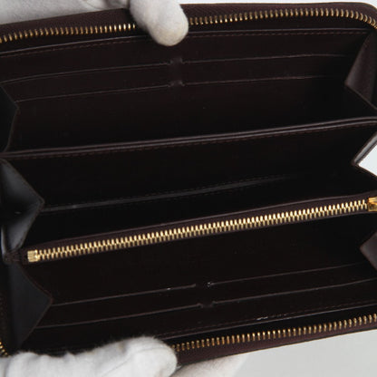 LOUIS VUITTON Long Wallet Purse M93522 Monogram Vernis Amarrant Vernis Zippy wallet