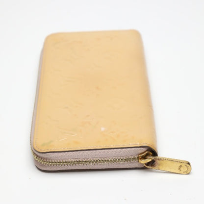 LOUIS VUITTON Long Wallet Purse M90076 Monogram Vernis Rose Angelique Vernis Zippy wallet