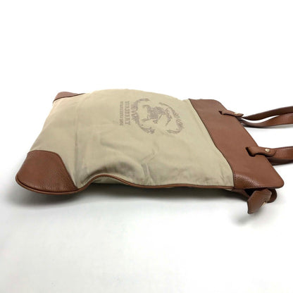 BURBERRY Tote Bag Canvas / leather beige Bag