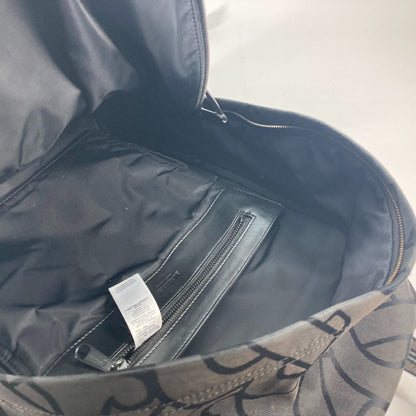 BURBERRY Backpack 8030714 Canvas / leather black TB logo