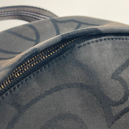 BURBERRY Backpack 8030714 Canvas / leather black TB logo