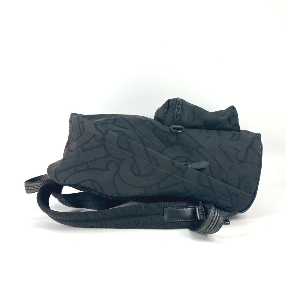 BURBERRY Backpack 8030714 Canvas / leather black TB logo