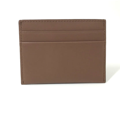 BURBERRY Card Case leather Brown logo
