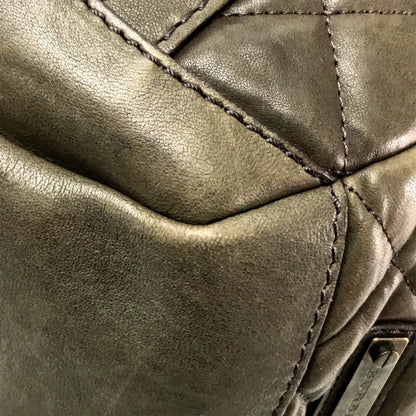 BURBERRY Tote Bag Lamb leather Brown Men's Women Quilted Leather