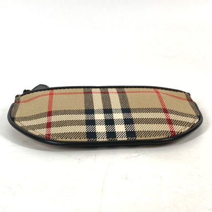 BURBERRY Coin case 8045031 Leather / canvas beige Coin Pocket Wallet Olympia