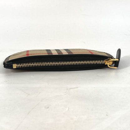 BURBERRY Coin case 8045031 Leather / canvas beige Coin Pocket Wallet Olympia
