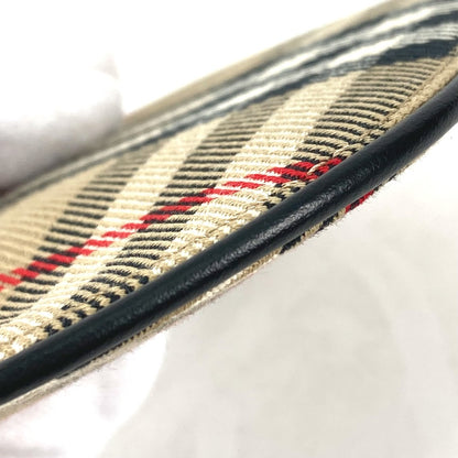 BURBERRY Coin case 8045031 Leather / canvas beige Coin Pocket Wallet Olympia
