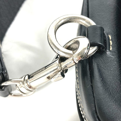 BURBERRY Coin case Leather, PVC black Coin Pocket Wallet check
