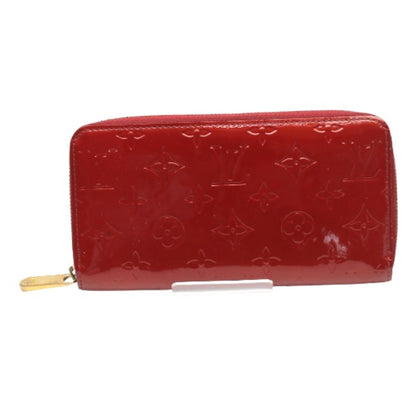 LOUIS VUITTON Long Wallet Purse M91981 Monogram Vernis Pomdamul Vernis Zippy wallet