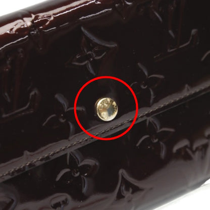 LOUIS VUITTON Long Wallet Purse M93524 Monogram Vernis Amarrant Vernis Portefeuille Sarah