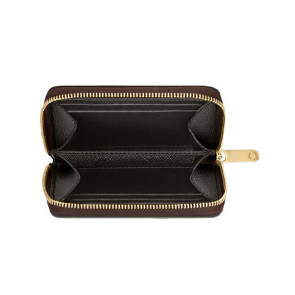 LOUIS VUITTON Coin case M69354 Monogram canvas Brown Zip around purse Giant Monogram unisex(Unisex) Used Authentic