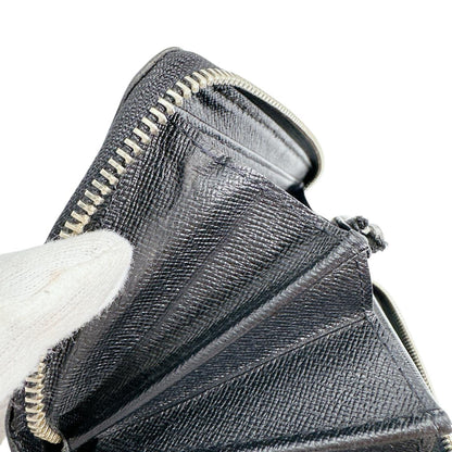 LOUIS VUITTON Long Wallet Purse M61857 Epi Leather Noir Epi Zippy wallet