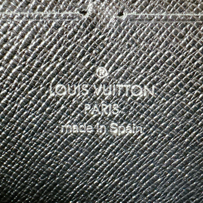 LOUIS VUITTON Long Wallet Purse M61857 Epi Leather Noir Epi Zippy wallet
