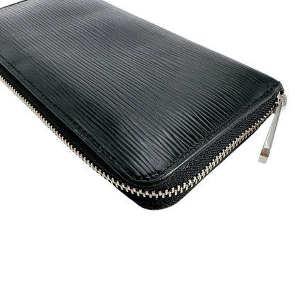 LOUIS VUITTON Long Wallet Purse M61857 Epi Leather Noir Epi Zippy wallet