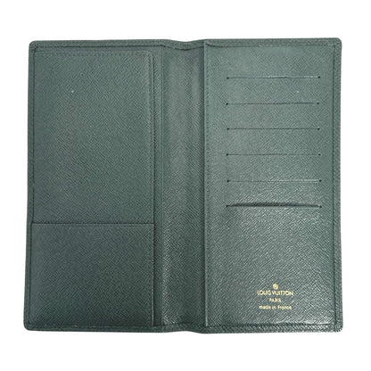 LOUIS VUITTON Long Wallet Purse M3039P Taiga green Taiga Port-Barre Cartes Crdit