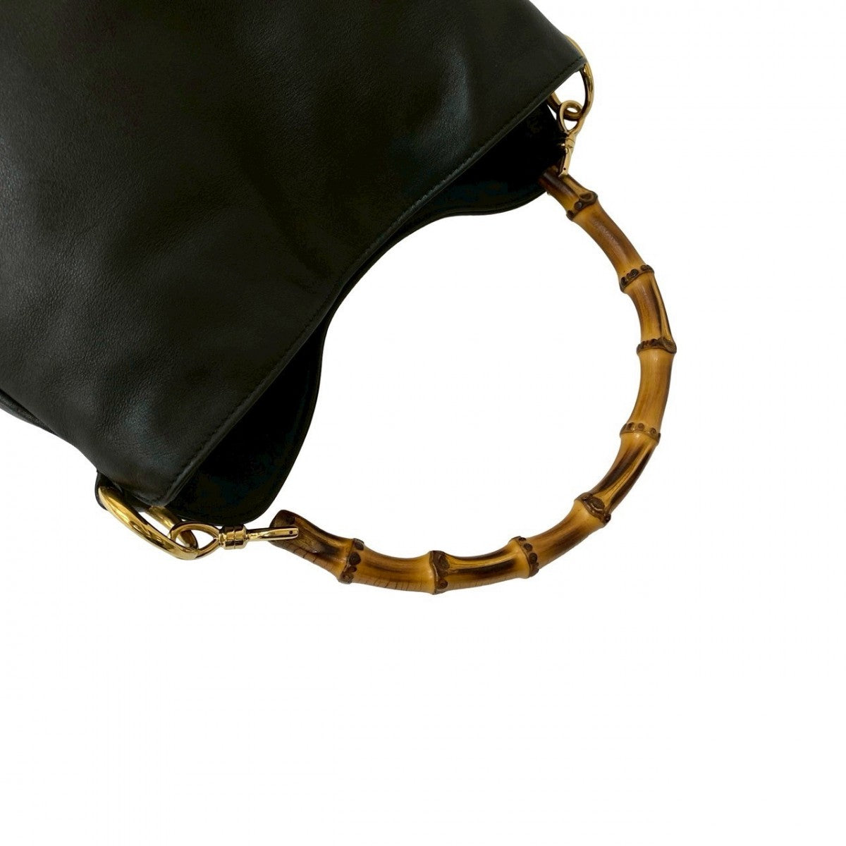 GUCCI Shoulder Bag leather black