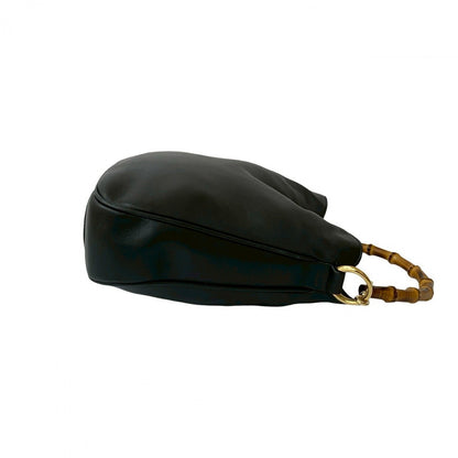 GUCCI Shoulder Bag leather black