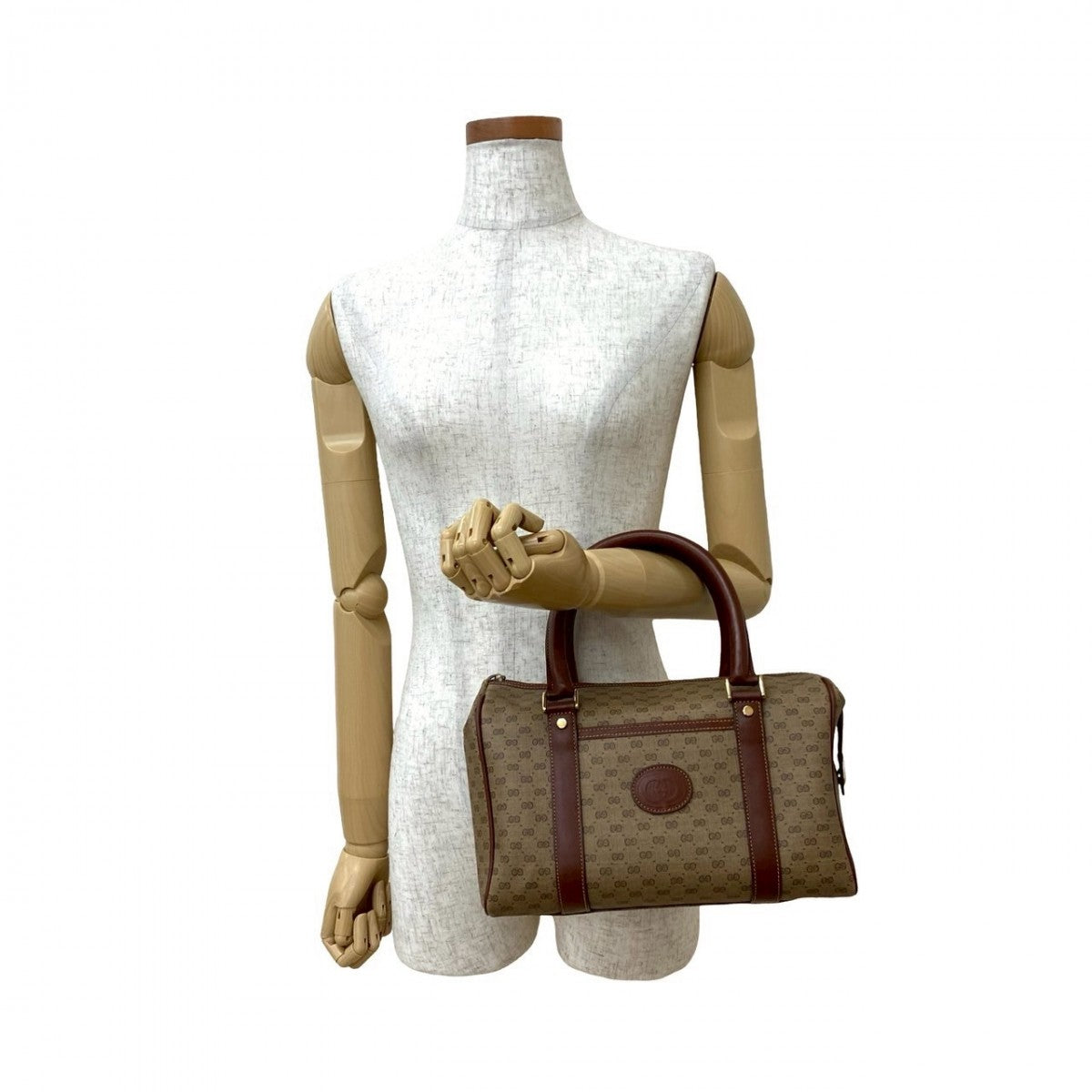 GUCCI Handbag leather Brown