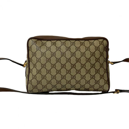 GUCCI Shoulder Bag leather Brown Sherry line