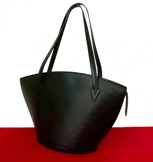 LOUIS VUITTON Tote Bag M52262 Epi Leather black Epi Sunjack shopping