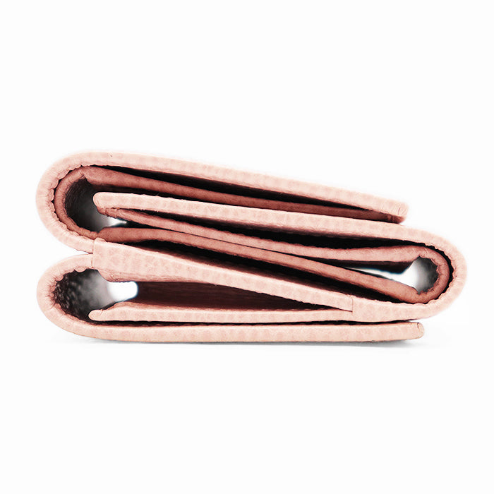 GUCCI Tri-fold wallet leather pink