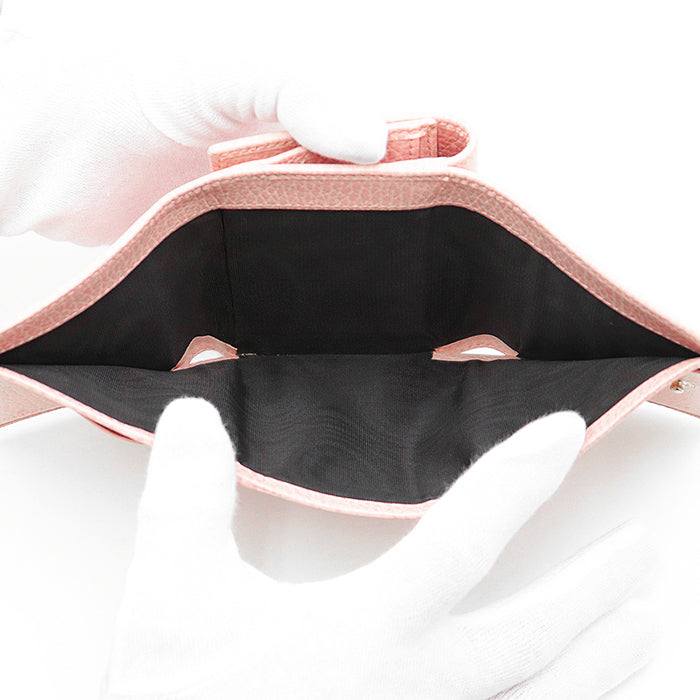 GUCCI Tri-fold wallet leather pink