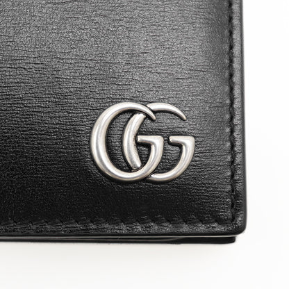 GUCCI Long Wallet Purse leather black