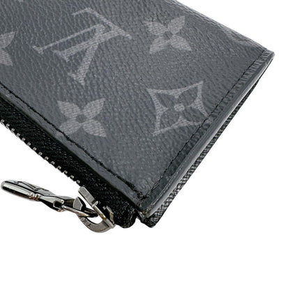LOUIS VUITTON Key case Key holder M63536 Monogram canvas black Portonet Jules Coin case Eclipse