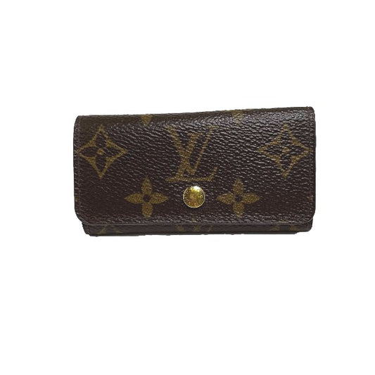LOUIS VUITTON Key case Key holder  M69517 Monogram canvas Brown Monogram Multicles4